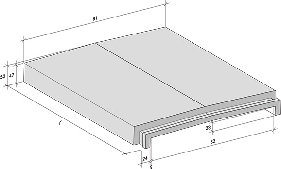 Kitloze muurafdekkers